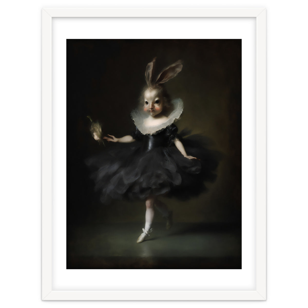Gothic Hare-Girl Hybrid Ballerina