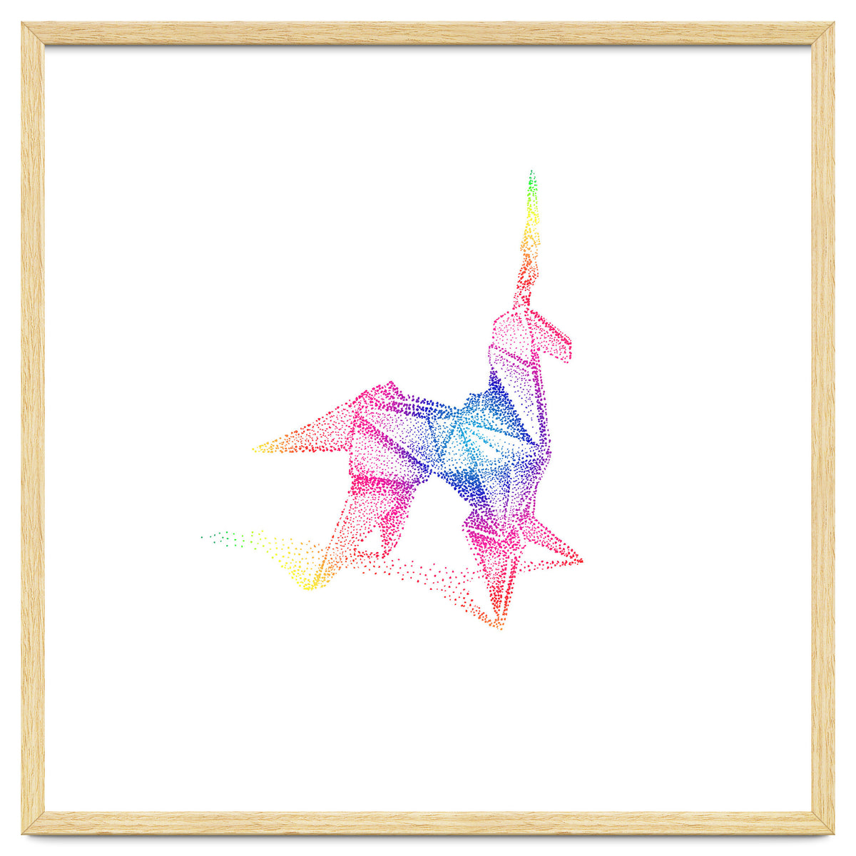 Rainbow Unicorn Origami