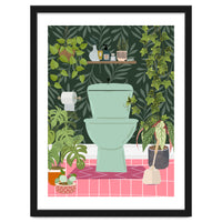 Botanical Loo in Tropical Bathroom