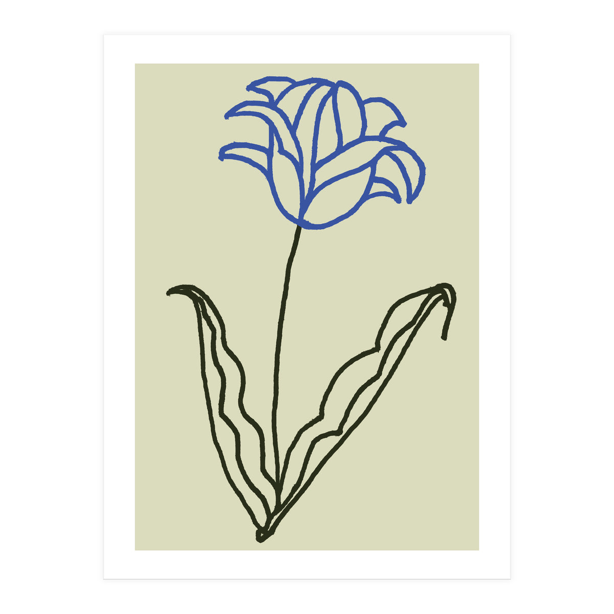 Blue flower (Print Only)