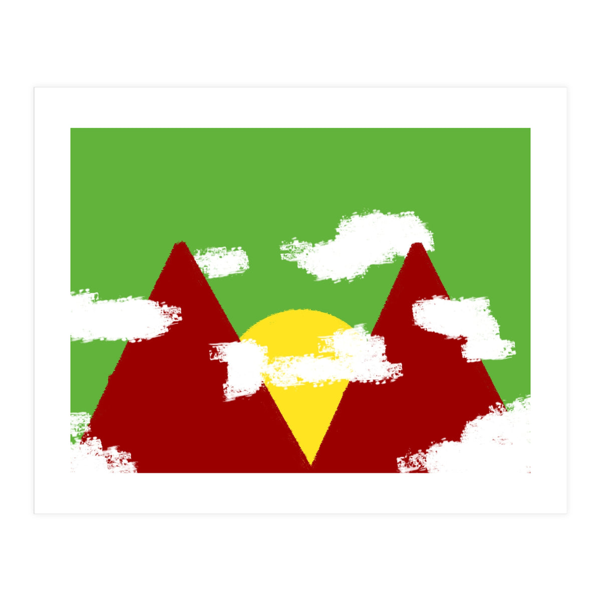 Dawn At The Camping (Print Only)