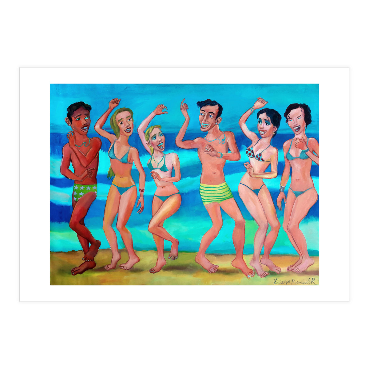 Punta Mogotes Beach (Print Only)