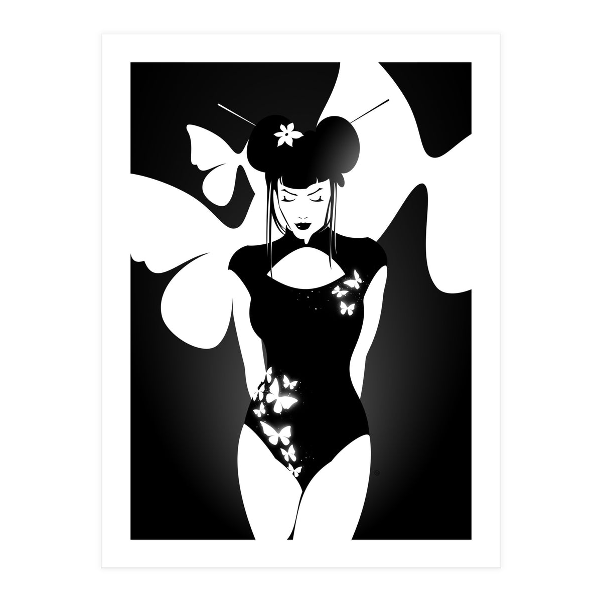 Wrapped In Butterflies (Print Only)