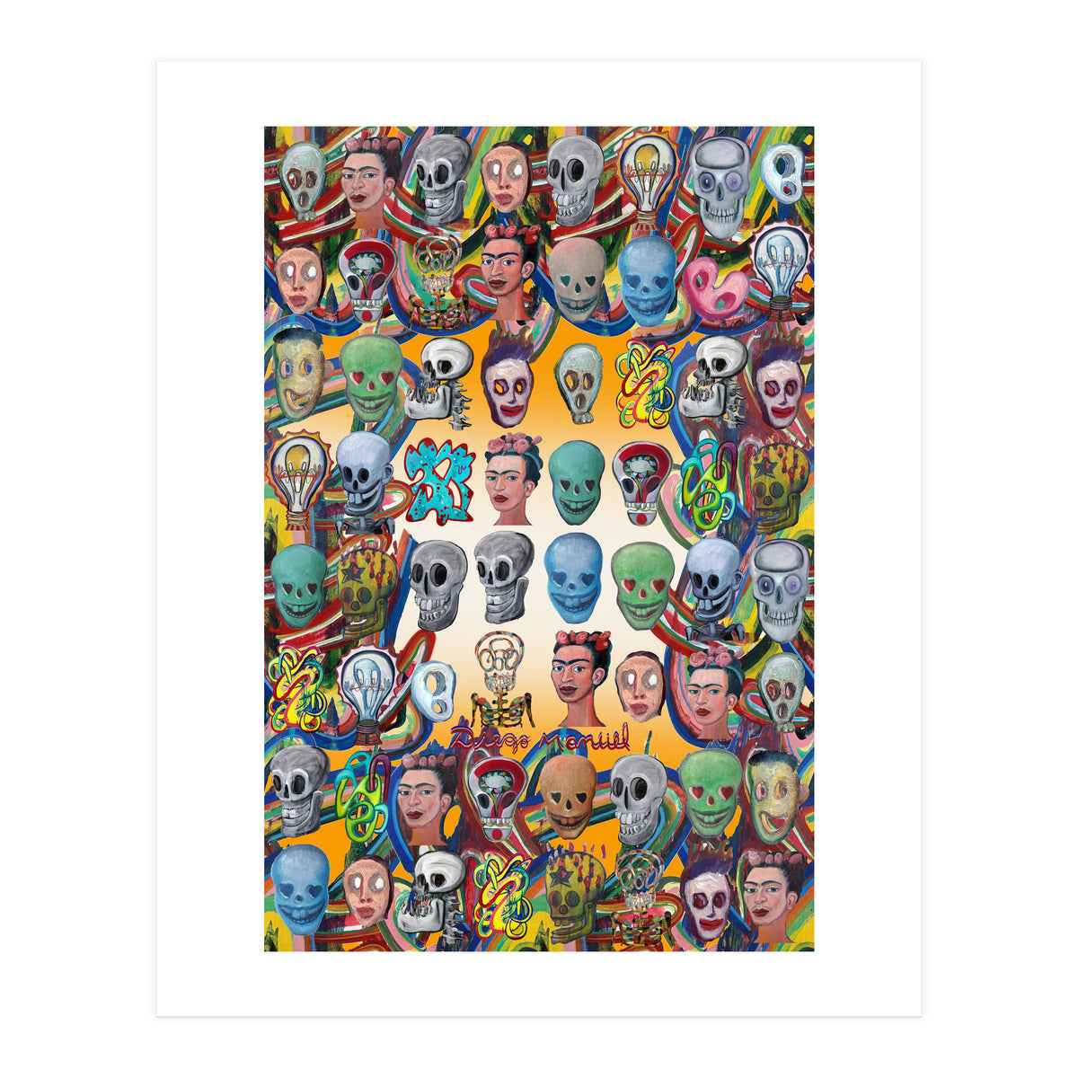 Calaveras Y Graffitis 2 (Print Only)