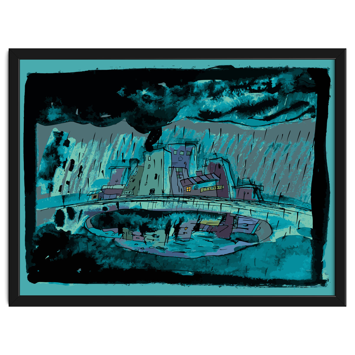 Autumn Rain in the Old City