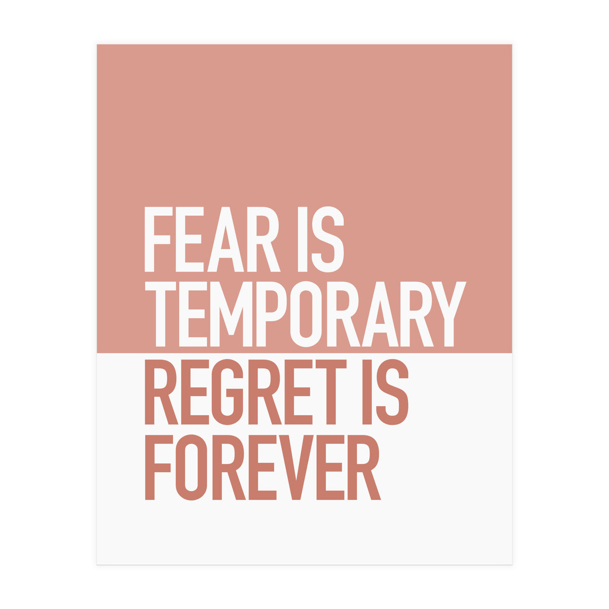 REGRET FOREVER (Print Only)
