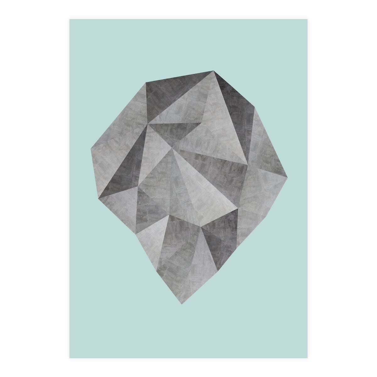 Geometric Rock I (Print Only)