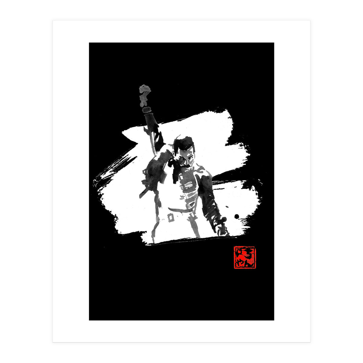 freddie in white (Print Only)