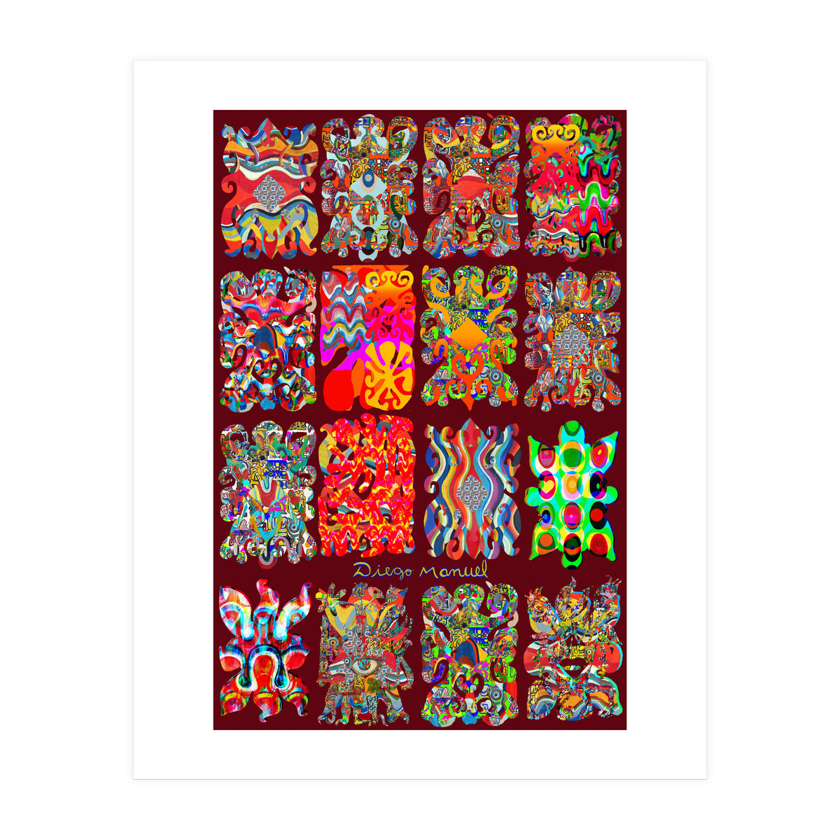 Tapiz Perfiles 2023 28 (Print Only)