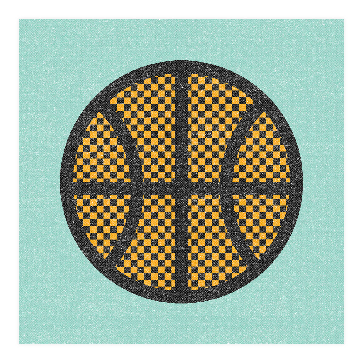 Op Art Basketball (Print Only)