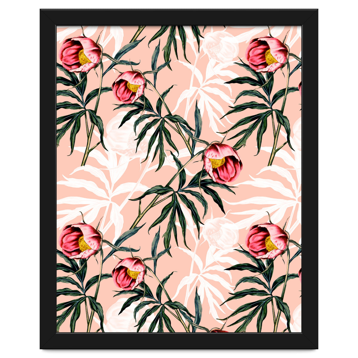 Flowery blooming pink