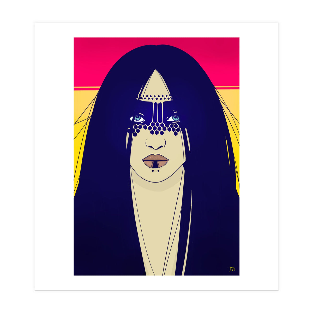 Tribal Lady (Print Only)