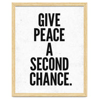 Give Peace A Second Chance