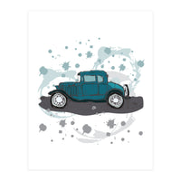 Blue car sketch (Print Only)