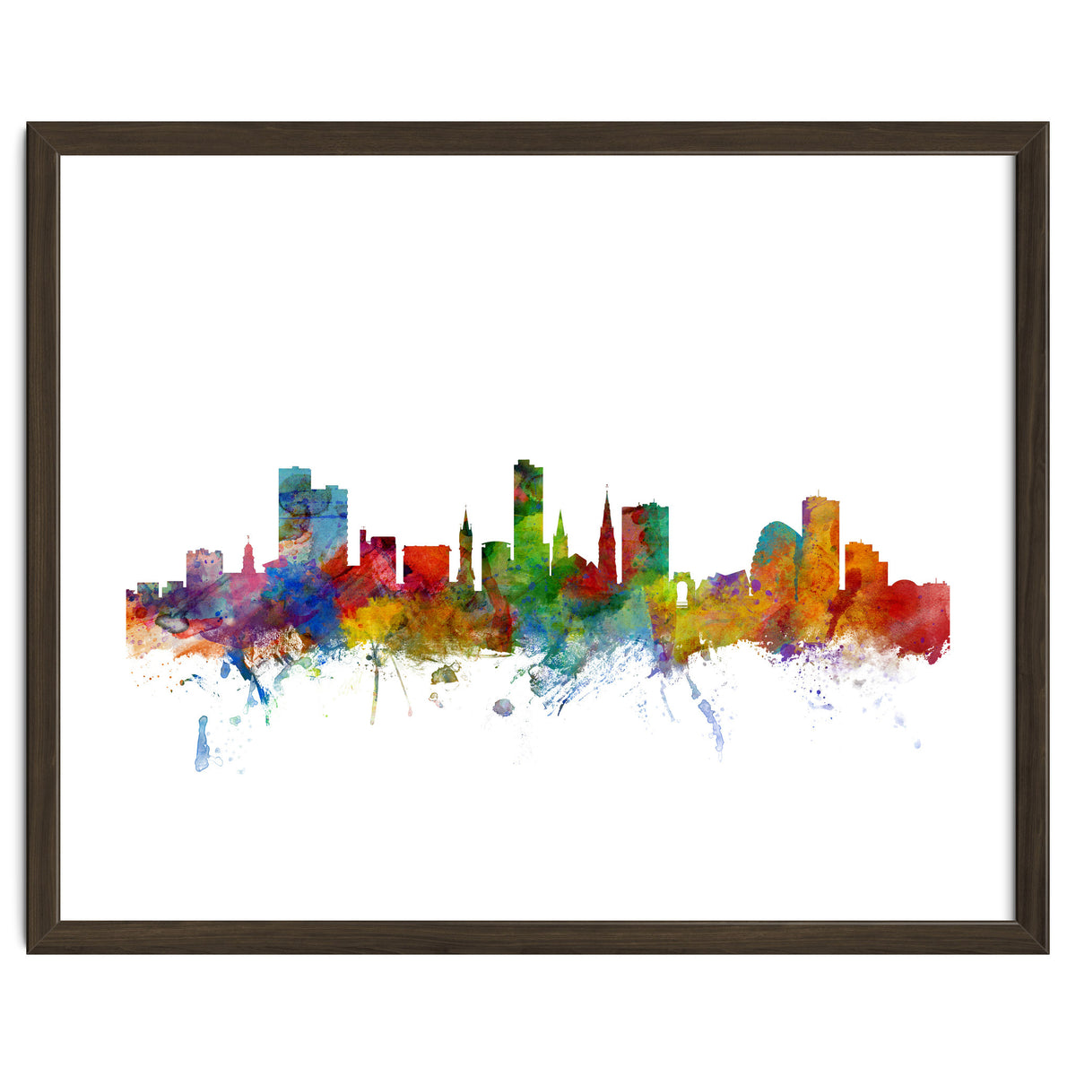 Leicester England Skyline