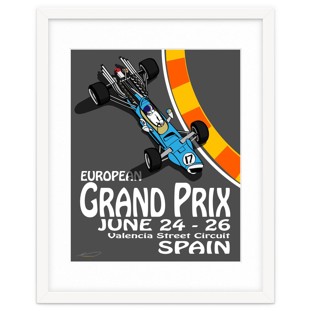 European Grand Prix poster