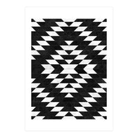 Urban Tribal Pattern No.14 - Aztec - Black Concrete (Print Only)