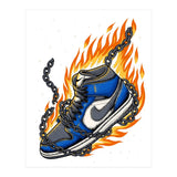 Sneaker Fire (Print Only) thumbnail