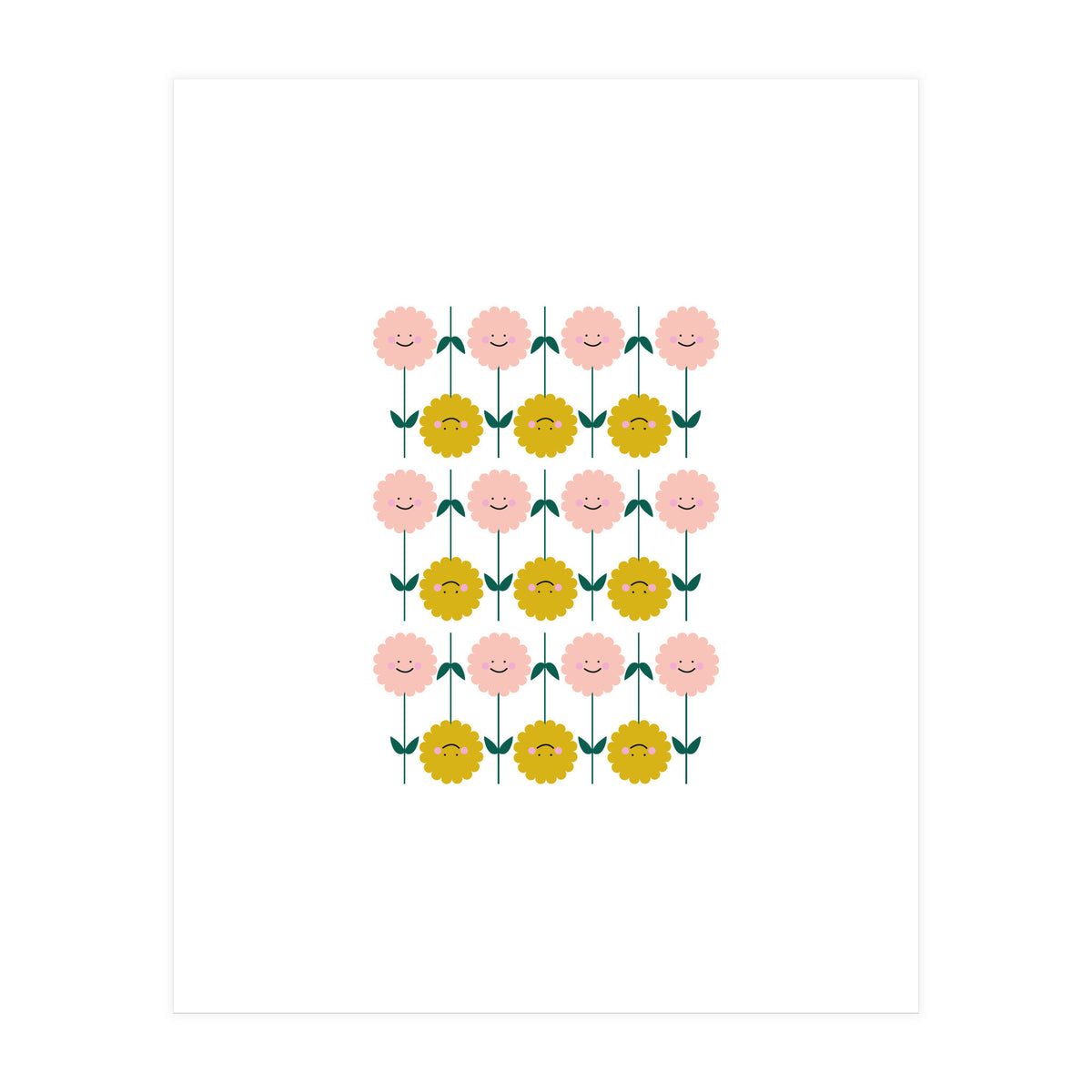 Smiling Flowers Rgb (Print Only)