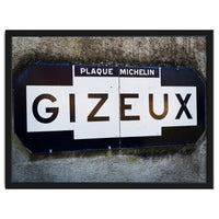 French sign: Gizeux