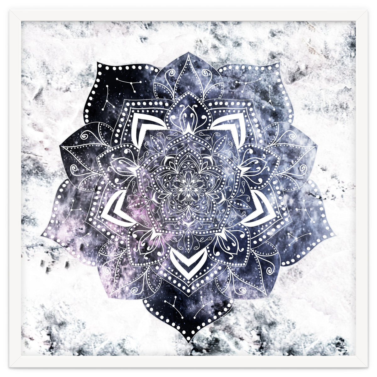 Cancer Constellation Mandala