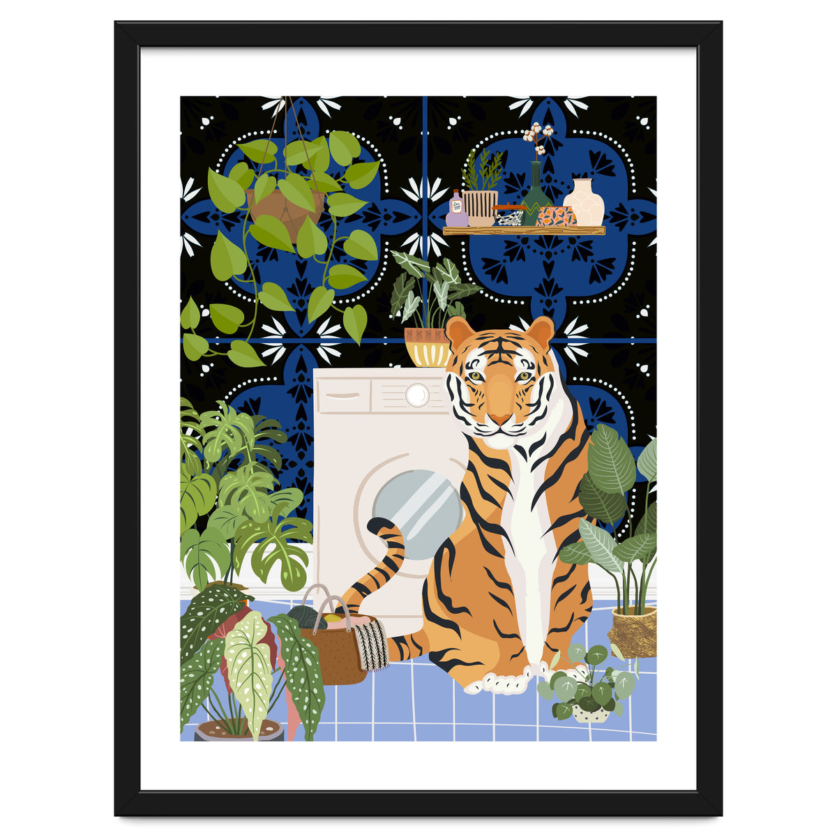 Tiger in My Laundry Room