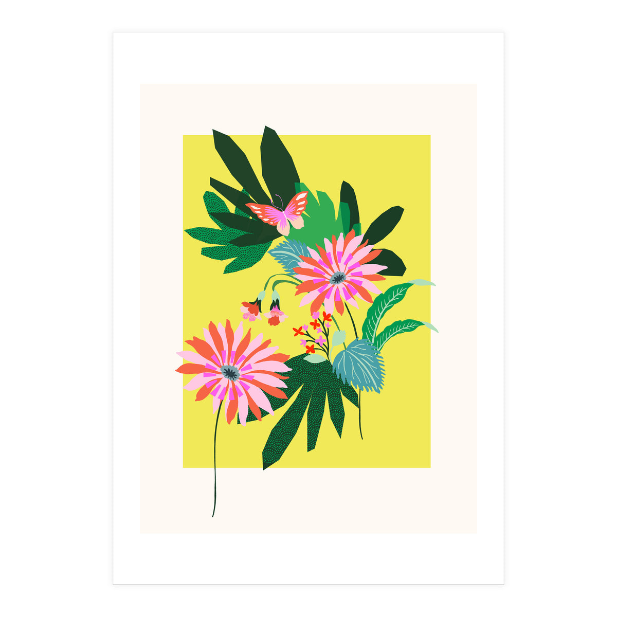 Modern flower (Print Only)