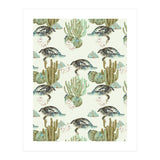 Crocodile pattern on the cactus (Print Only) thumbnail