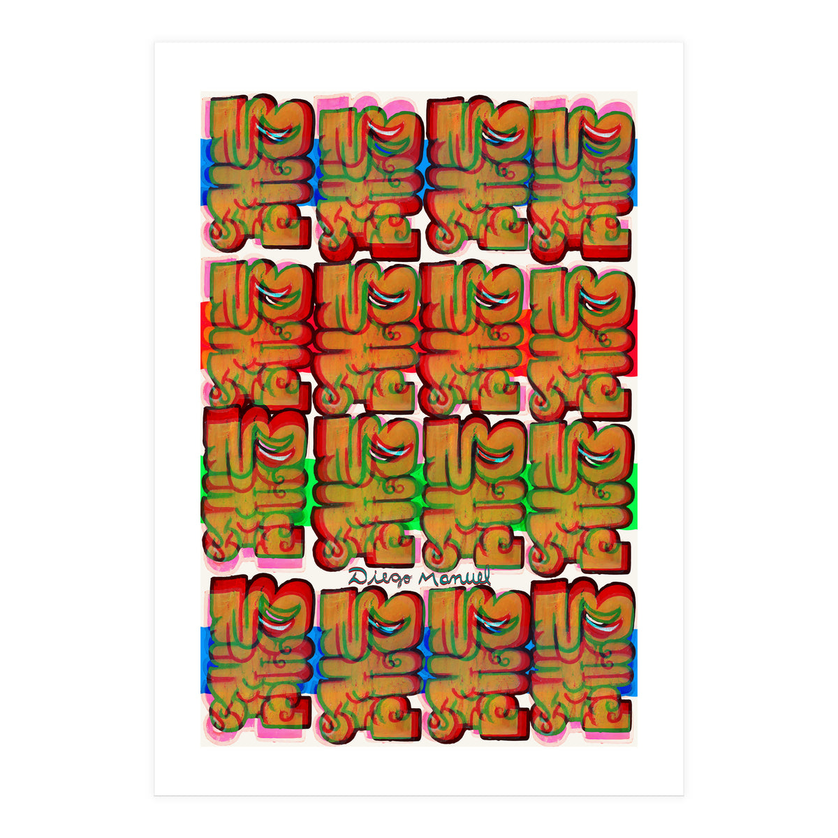 Graffitis 2021 Tapiz 131 (Print Only)