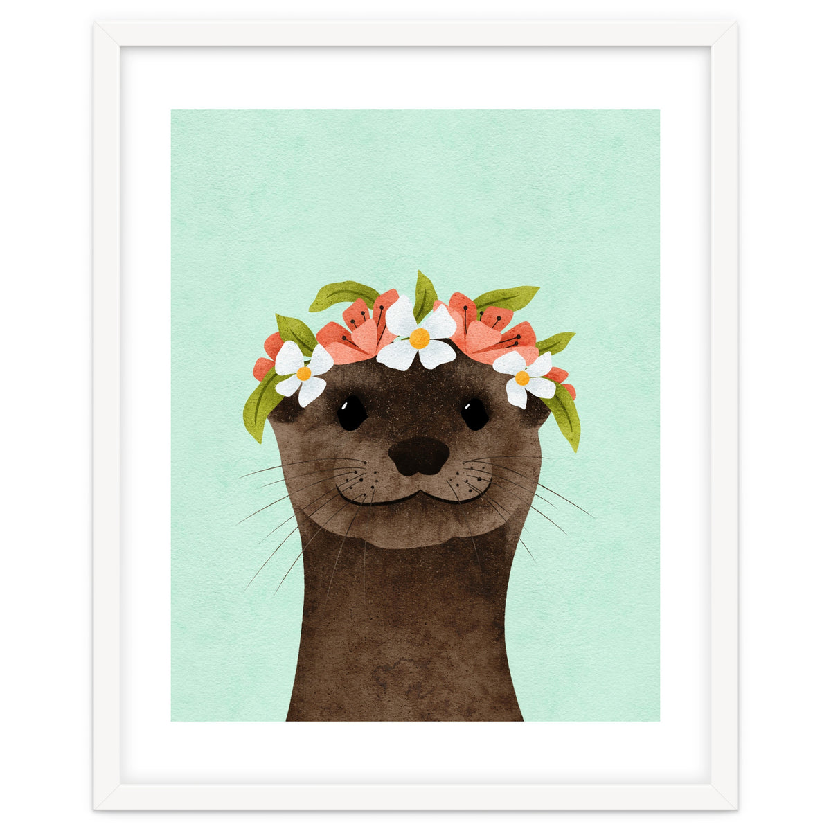 Floral Otter