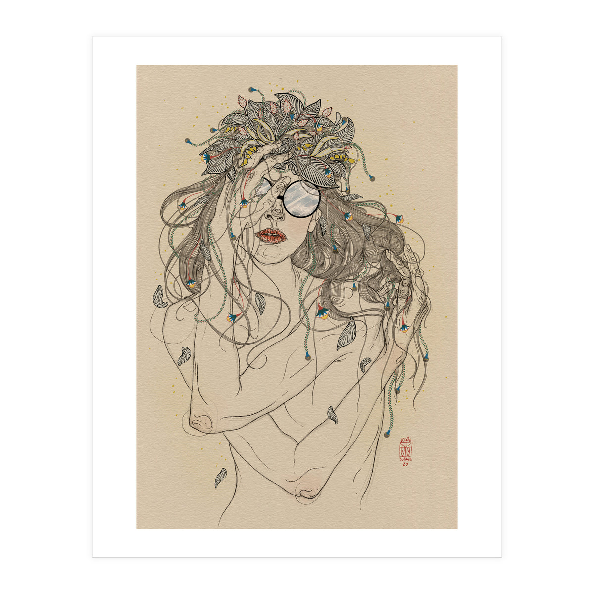 Let's watch the clouds together soon (Print Only)