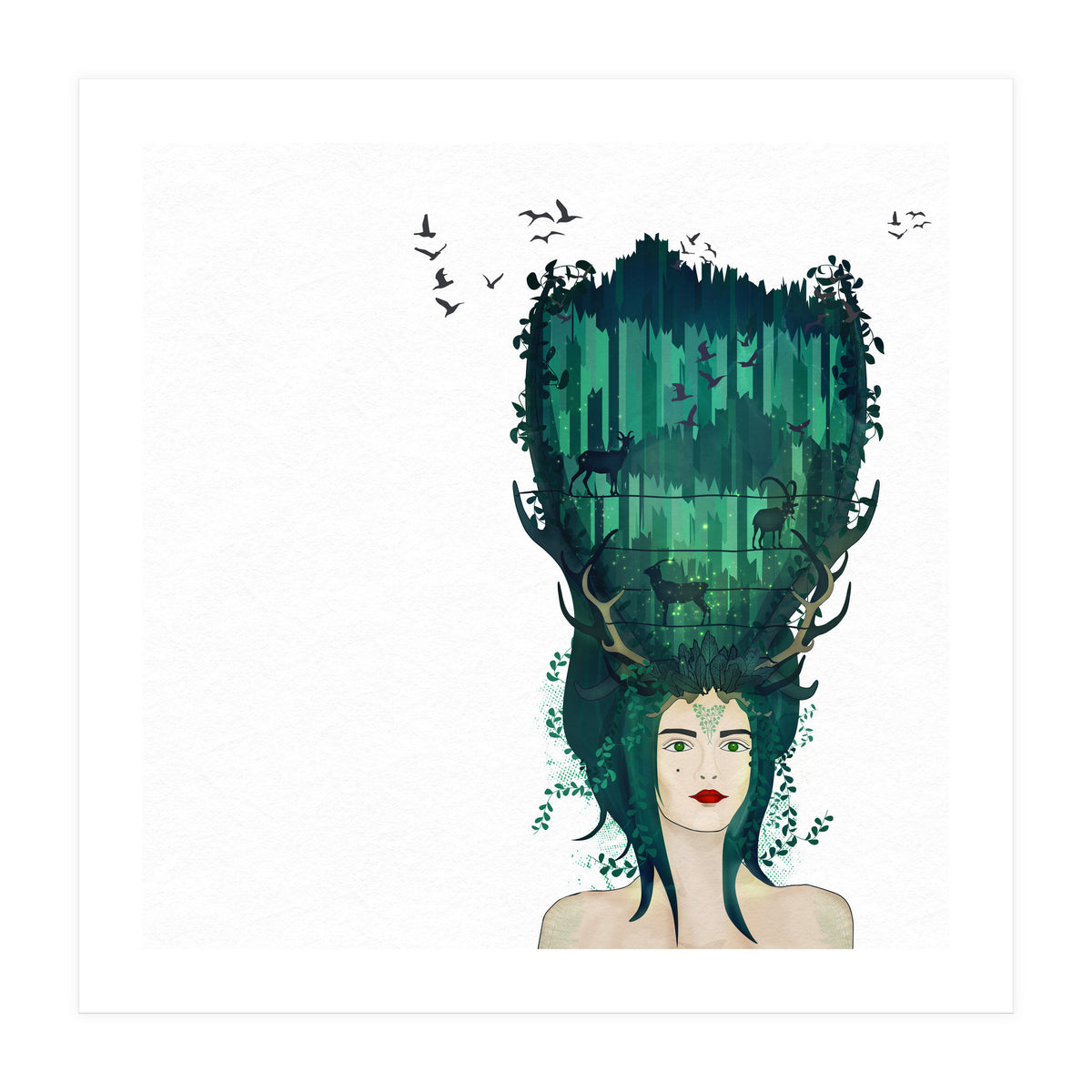 Rococo: My Lady of the Wilderness (Print Only)