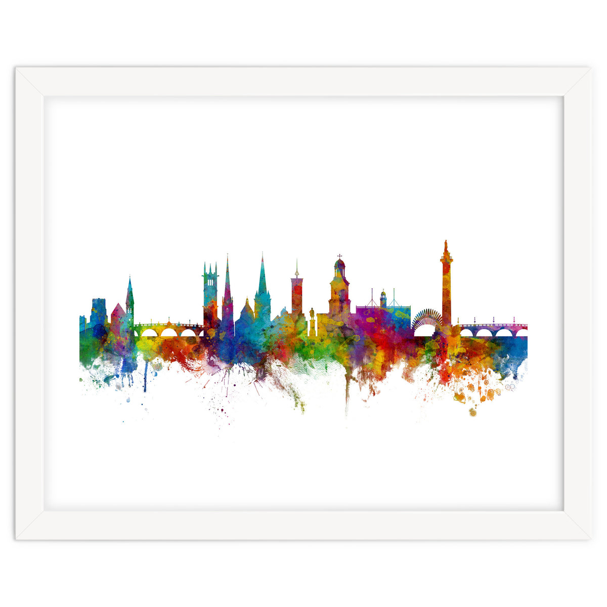 Shrewsbury England Skyline