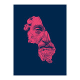 MARCUS AURELIUS ANTONINUS AUGUSTUS / prussian blue / vivid red (Print Only) thumbnail