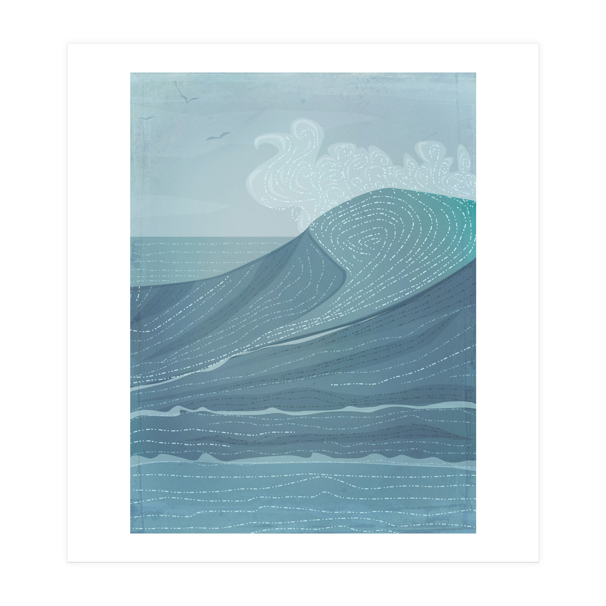 The wave (Print Only)