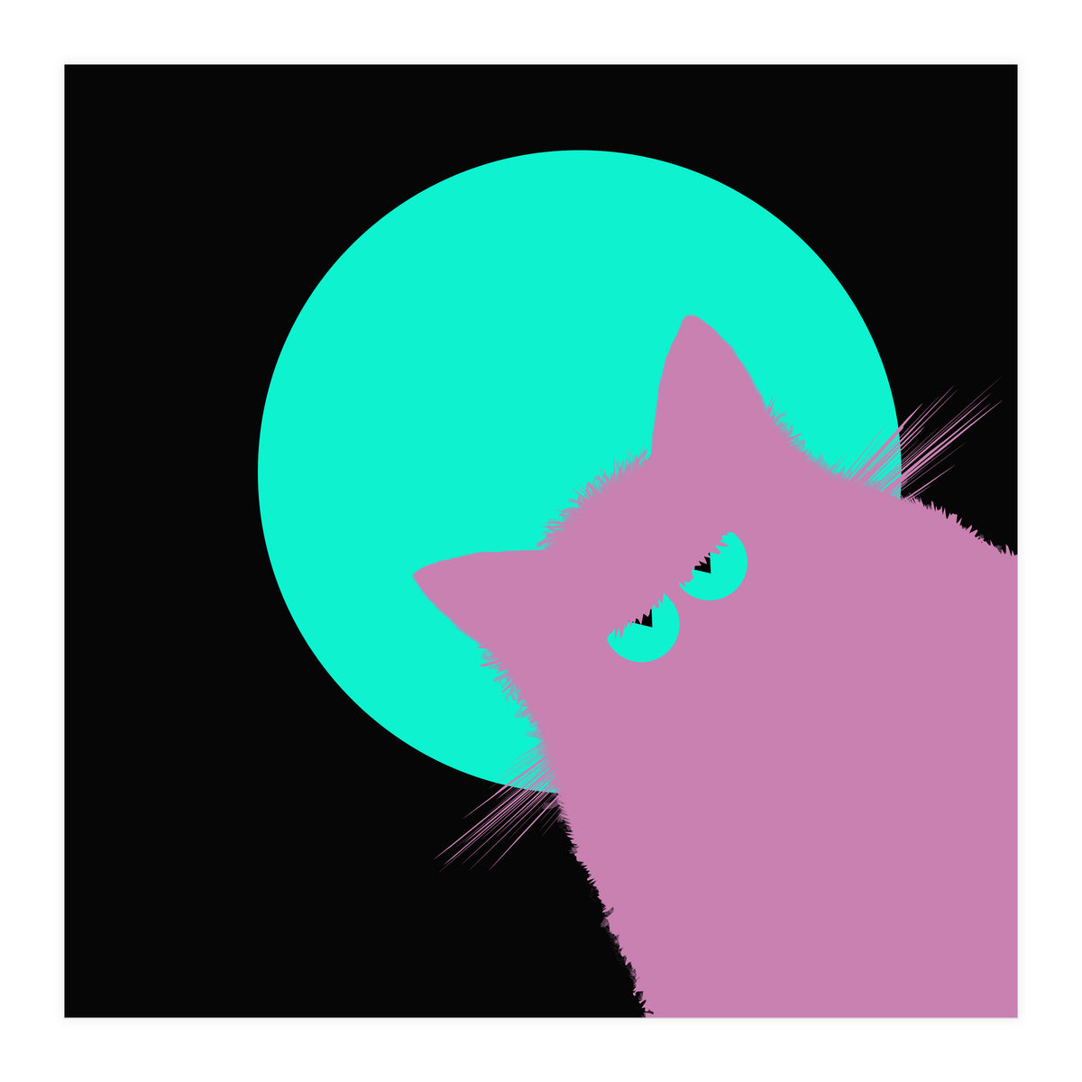 Blue Moon Lilac Cat  (Print Only)