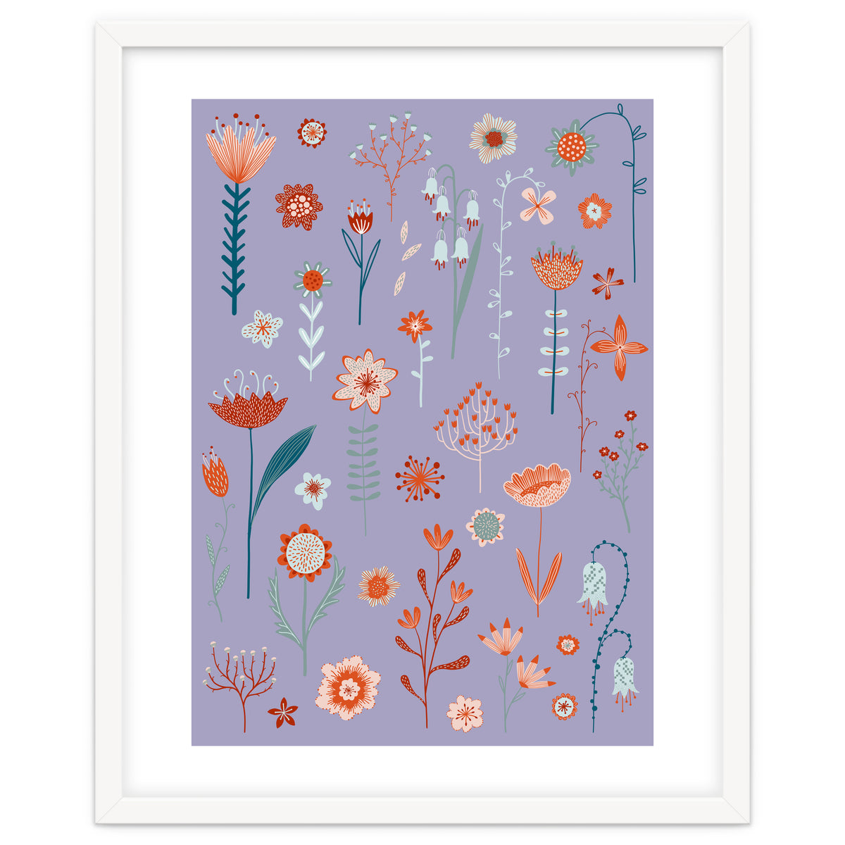 Flowers Of The Summer Purple