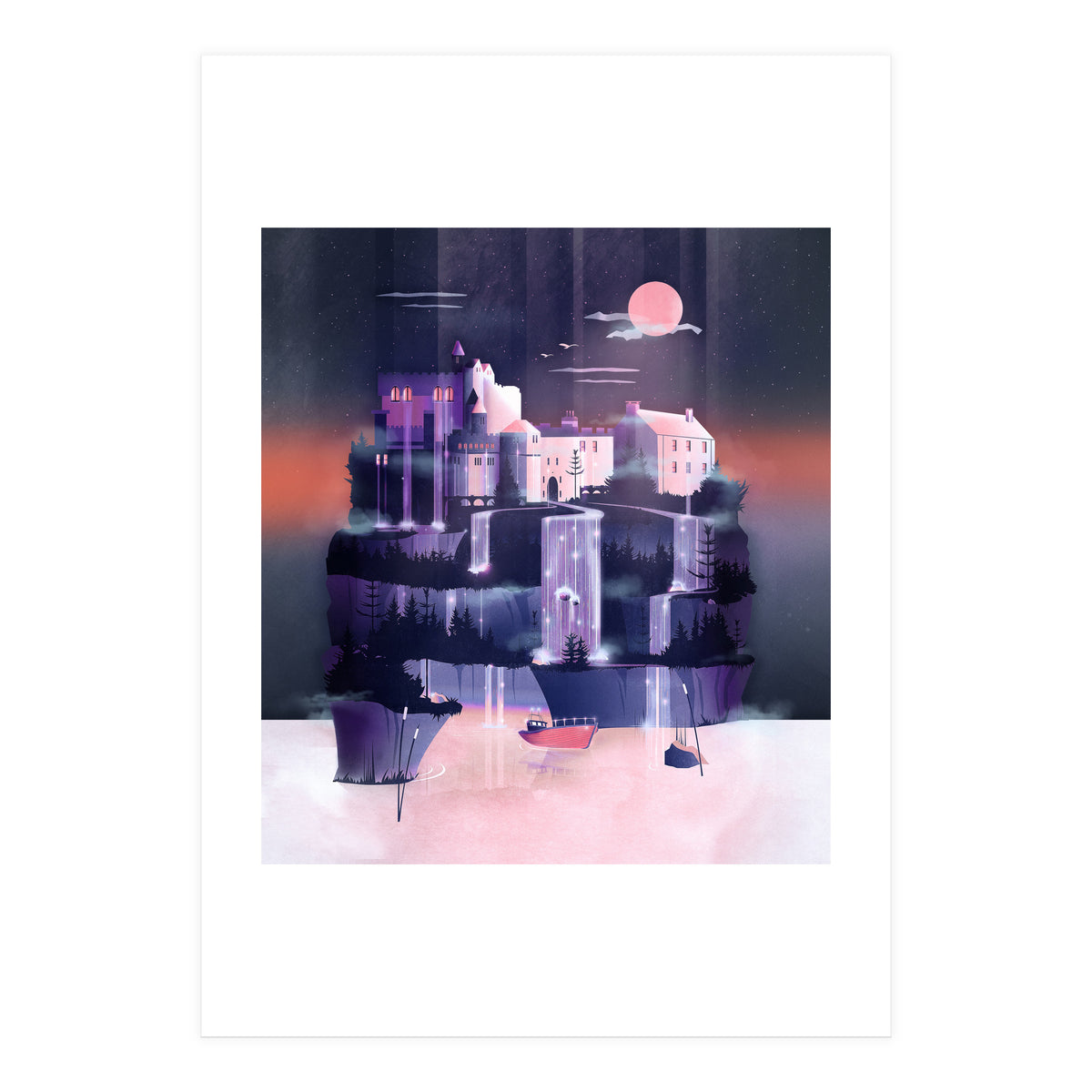 Waterfall Castle (Print Only)