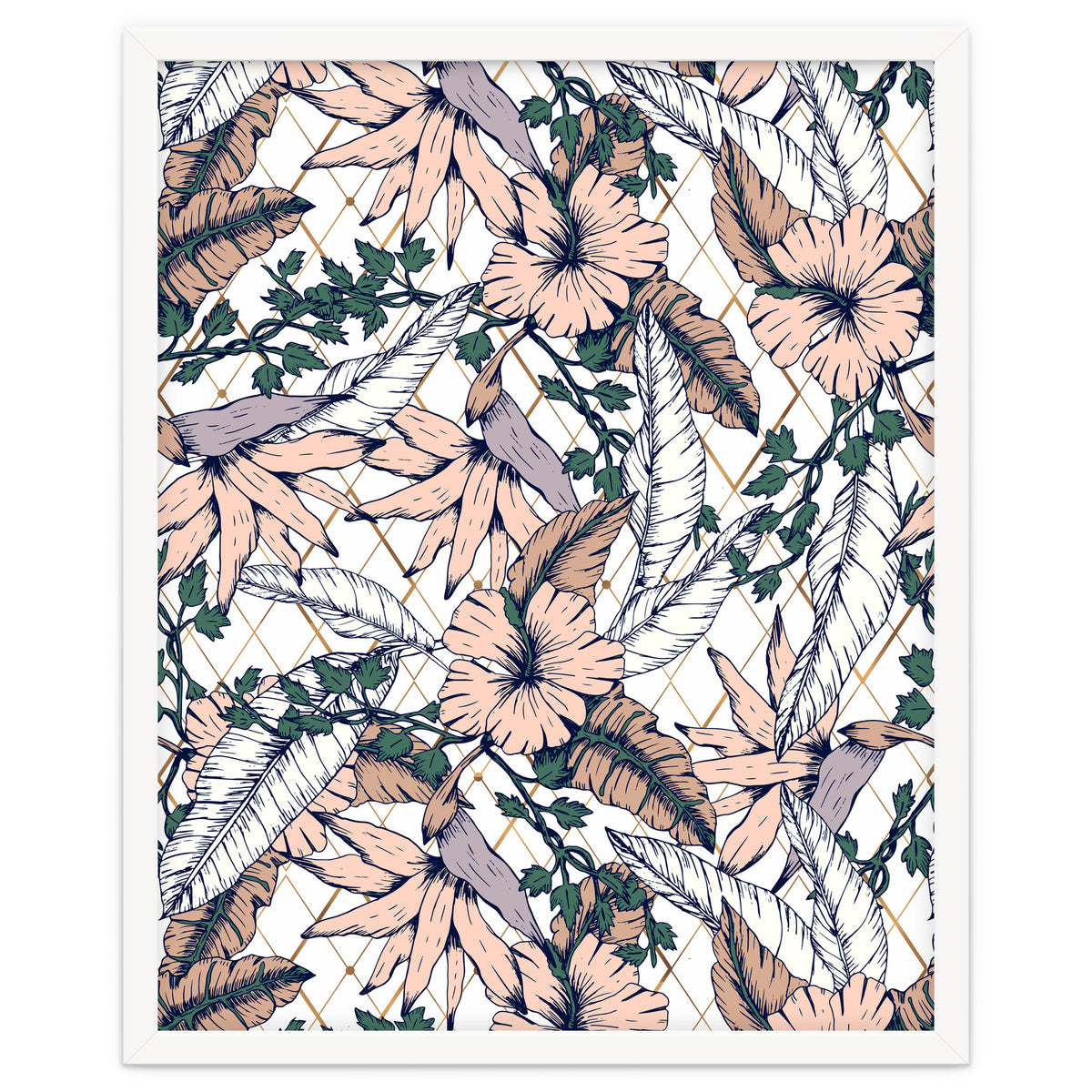 Exotic flowering and pattern geometric