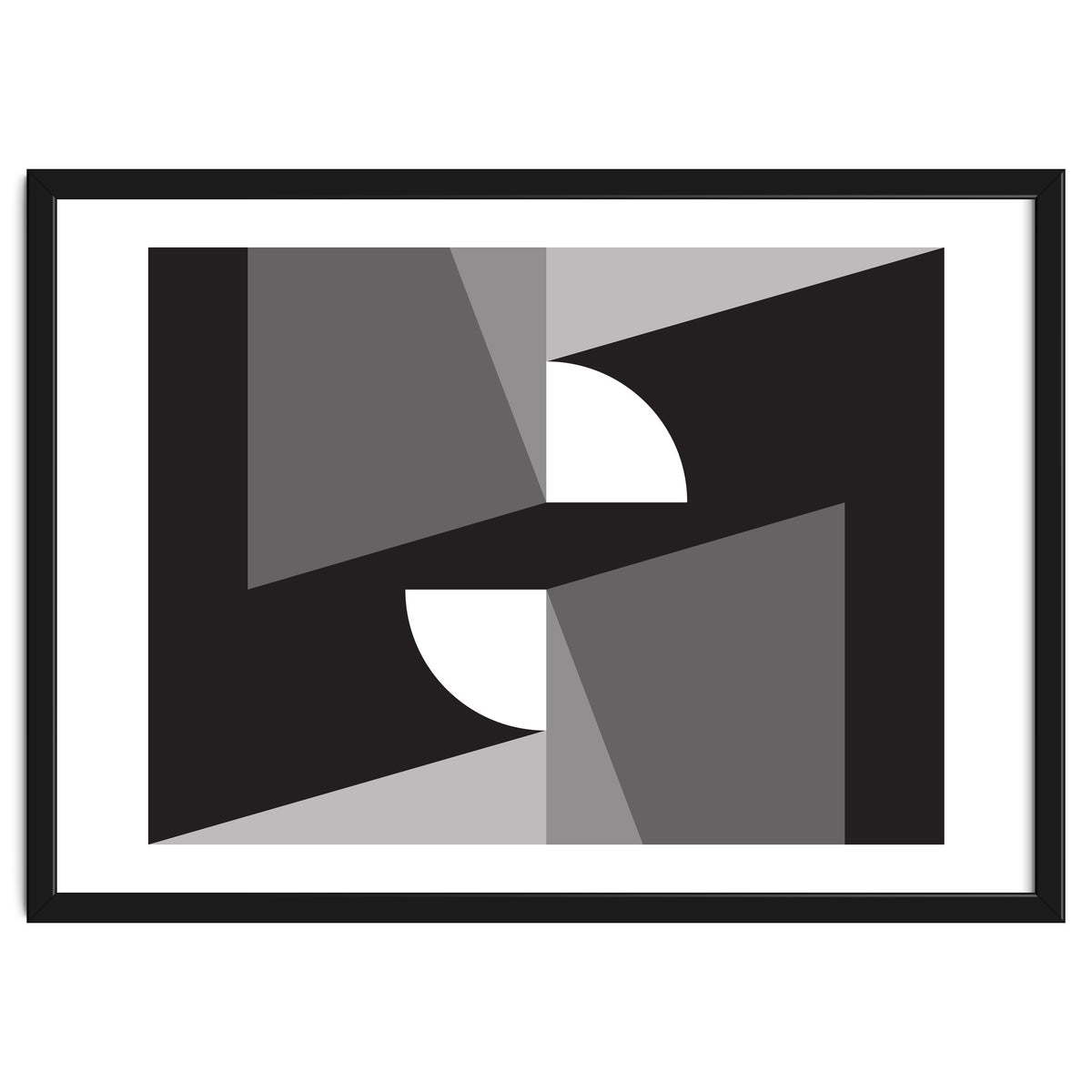 Geometric Shapes No. 11 - monochrome