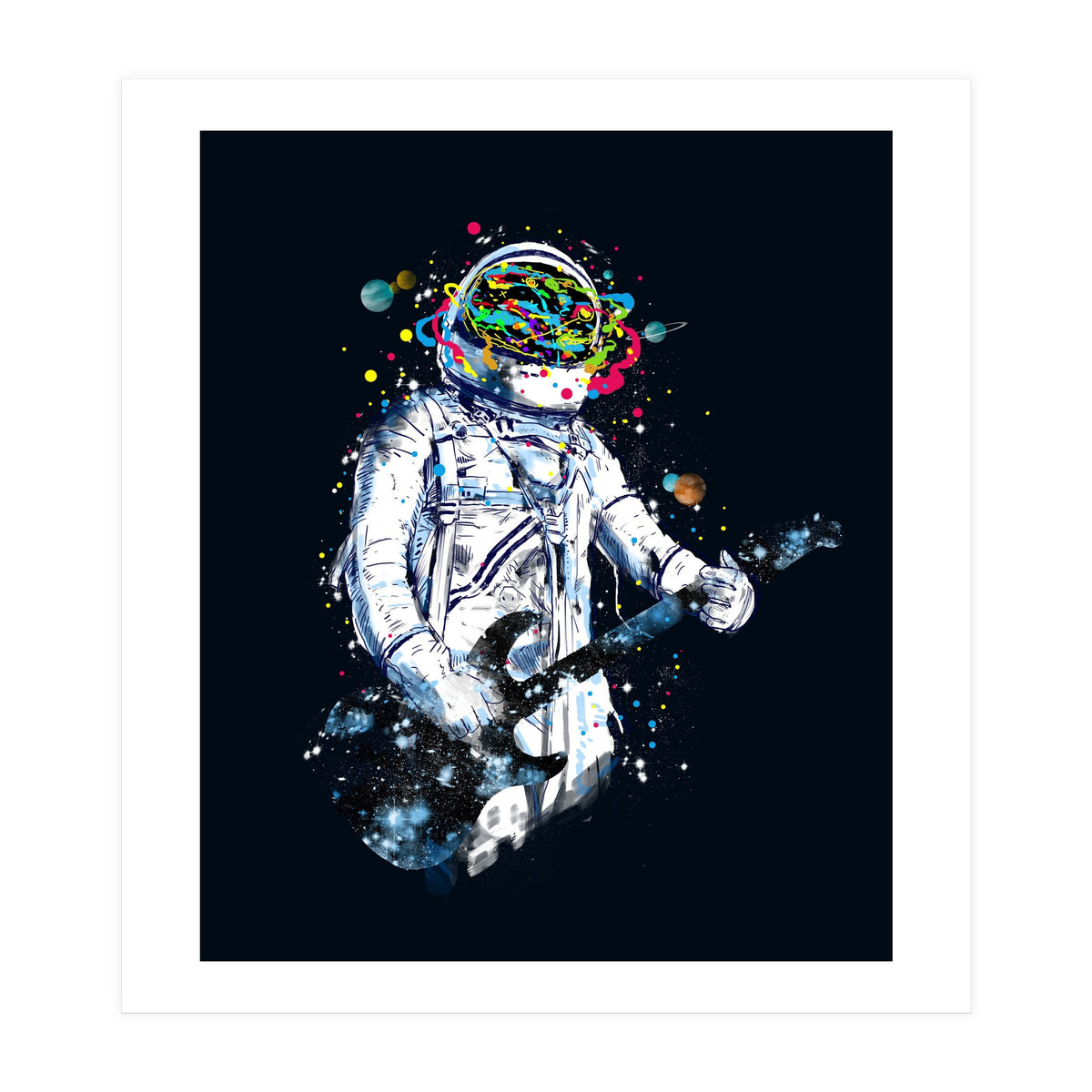 Space Guitar (Print Only)