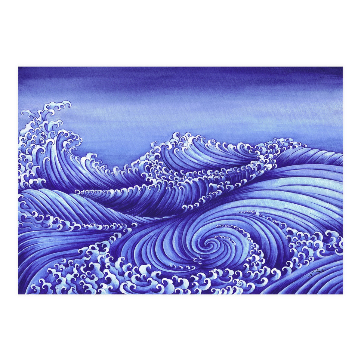 Turbulent Water Triptych part 1 (Print Only)