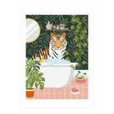 Tiger in My Bath (Print Only) thumbnail