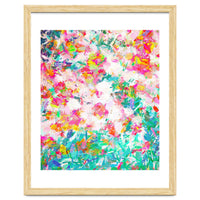 Painted Joy | Abstract Botanical Floral Nature Painting | Spring Meadow Garden