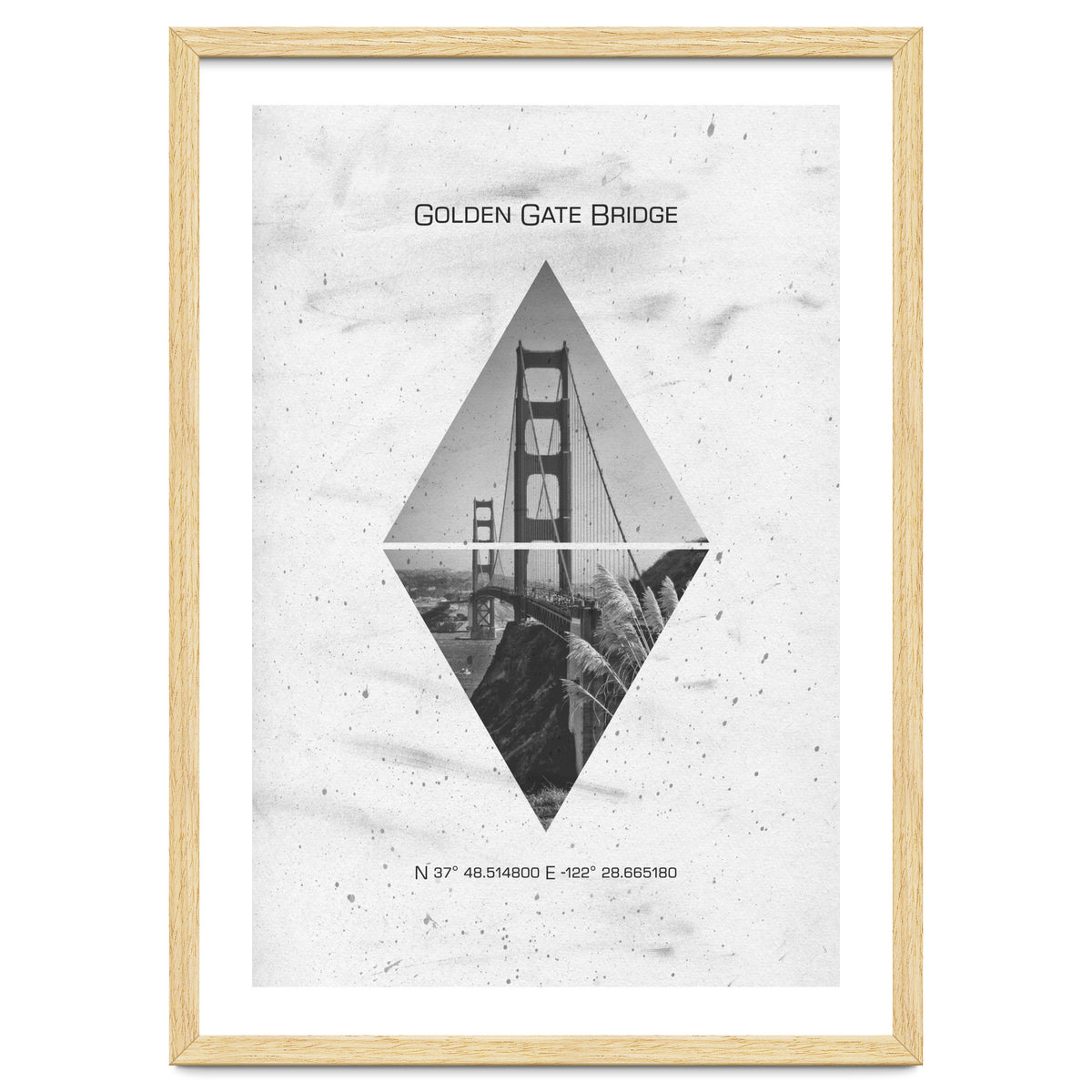 Coordinates SAN FRANCISCO Golden Gate Bridge