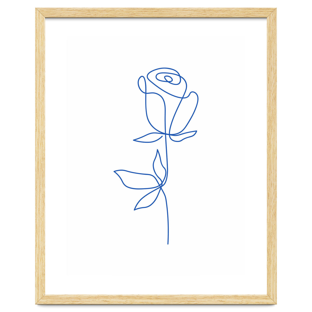 One Line Art Flower