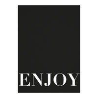 Enjoy Black (Print Only)