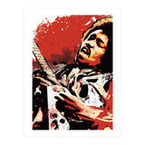 Jimi Hendrix pop art poster (Print Only) thumbnail