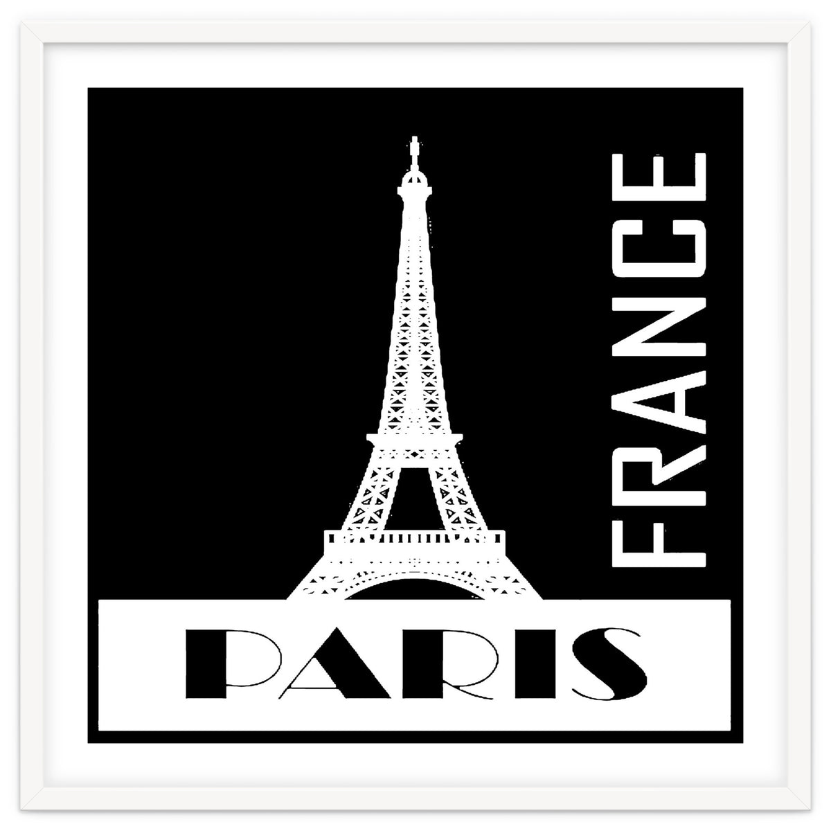 Travel Paris France Poster