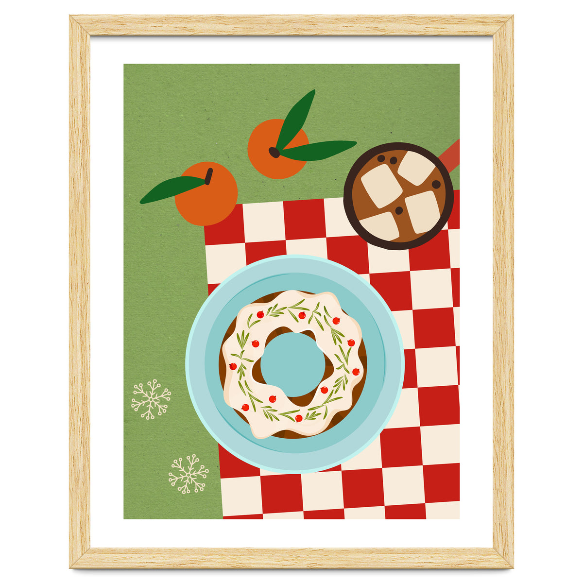 Christmas Wreath Cake